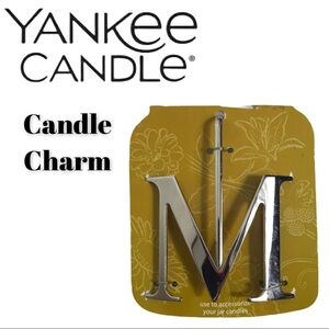 New Yankee Candle Charm - The Letter M